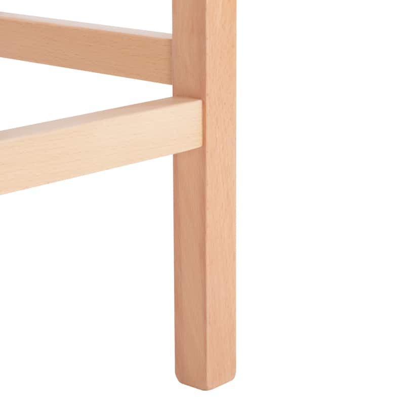 SAFAVIEH Carry Low Back Cane Counter Stool - 16" W x 19" D x 31" H - 16Wx19Dx31H