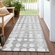 preview thumbnail 89 of 101, Machine Washable Indoor/ Outdoor Chantille Abstract Dots Rug Gray - 2'3" x 7'6"