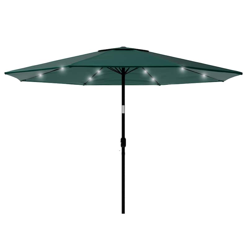Boynton 10-foot Patio Umbrella with Solar Powered LED Lights by Havenside Home