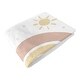 preview thumbnail 6 of 4, Boho Rainbow Girl Baby Monthly Milestone Blanket - Blush Pink Dusty Rose Gold Yellow Mauve Taupe Beige Bohemian Stars Celestial