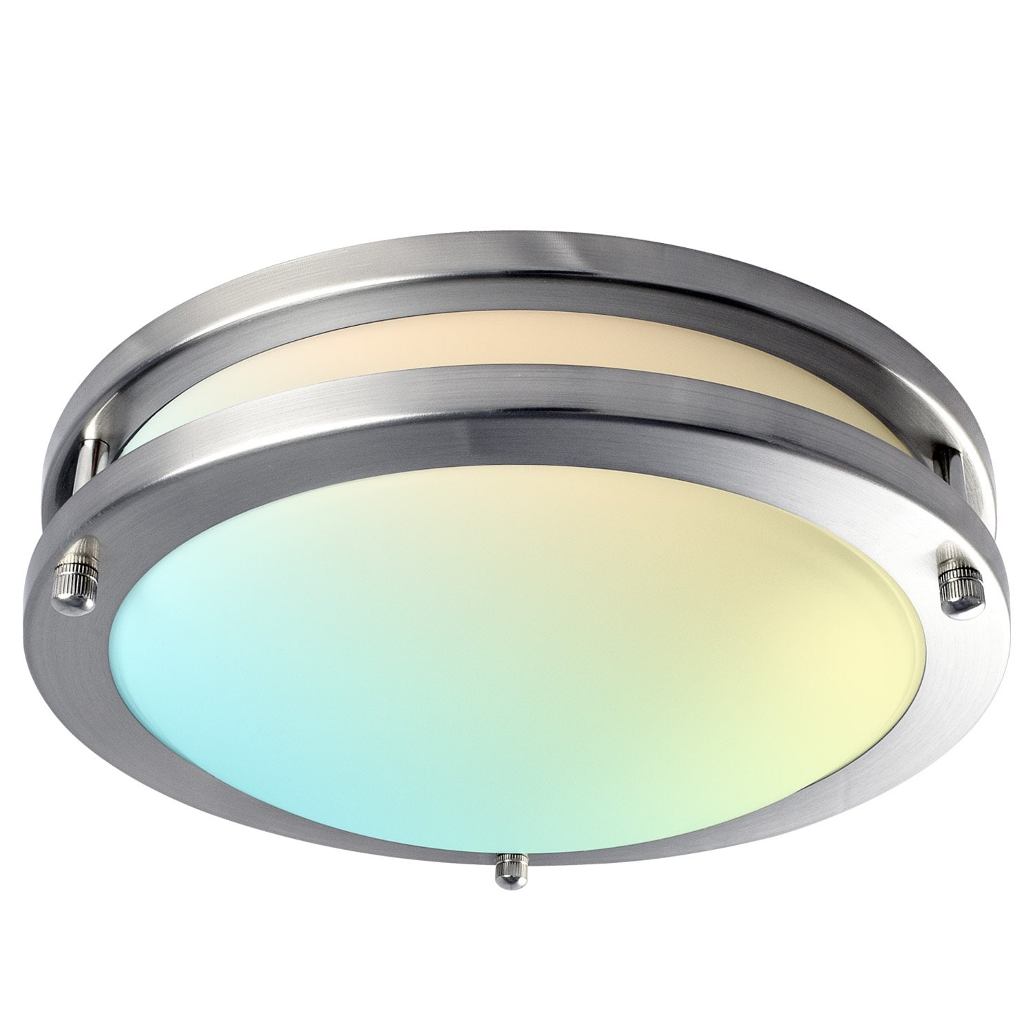 Luxrite LR23280 1PK 10 inch LED Flush Mount Ceiling Light 5 CCT Select