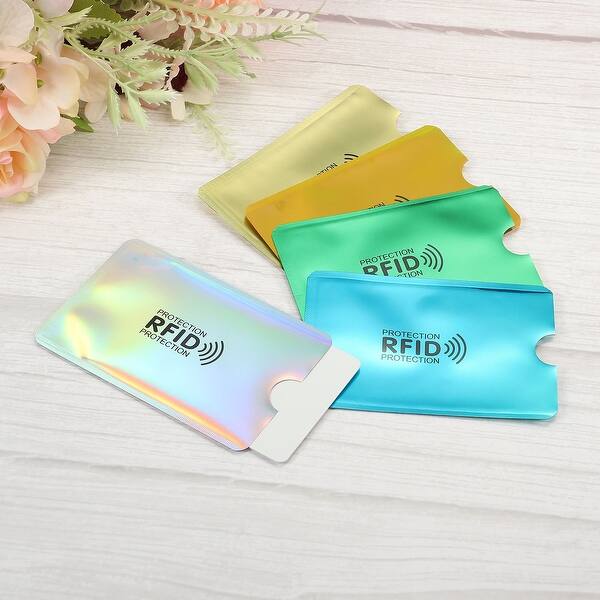 RFID Blocking Colorful Credit Card Sleeves Protector NFC Holder - Bed Bath  & Beyond - 36959520