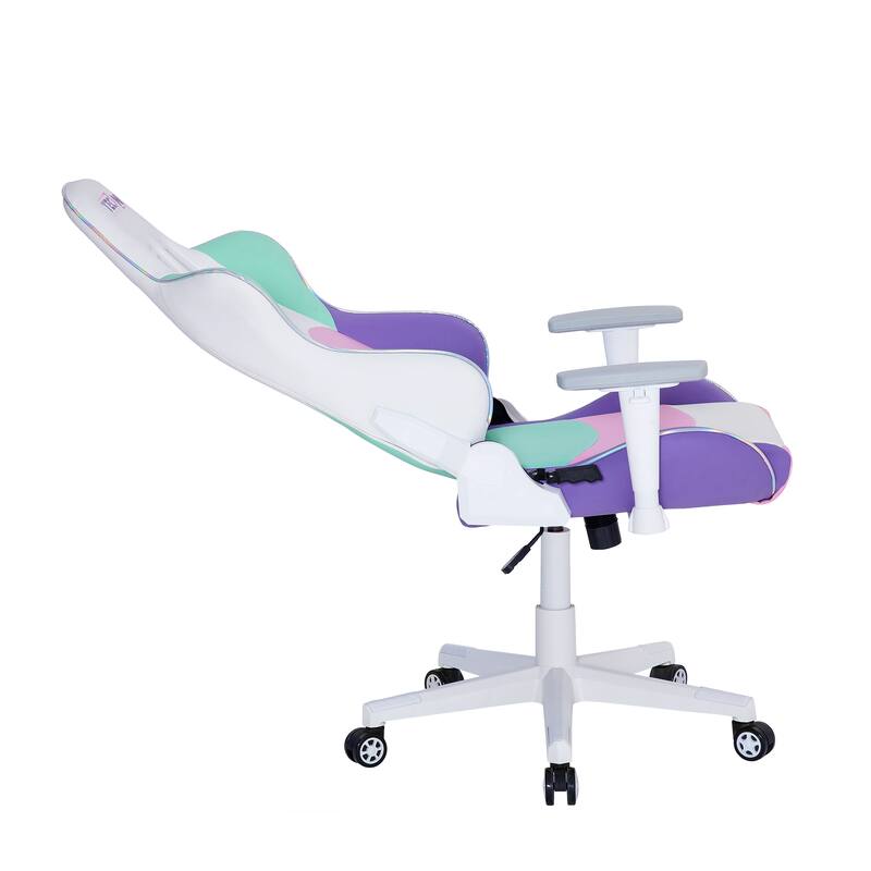 Ergonomic Office-PC Gaming Chair with 150° Recline, Memory Foam, Adjustable Armrests, and Lumbar Cushion
