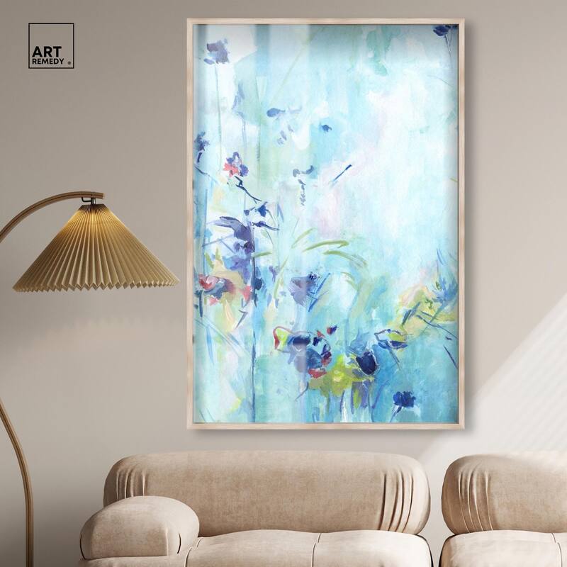 Heavenly Blue I Shadowbox by Art Remedy