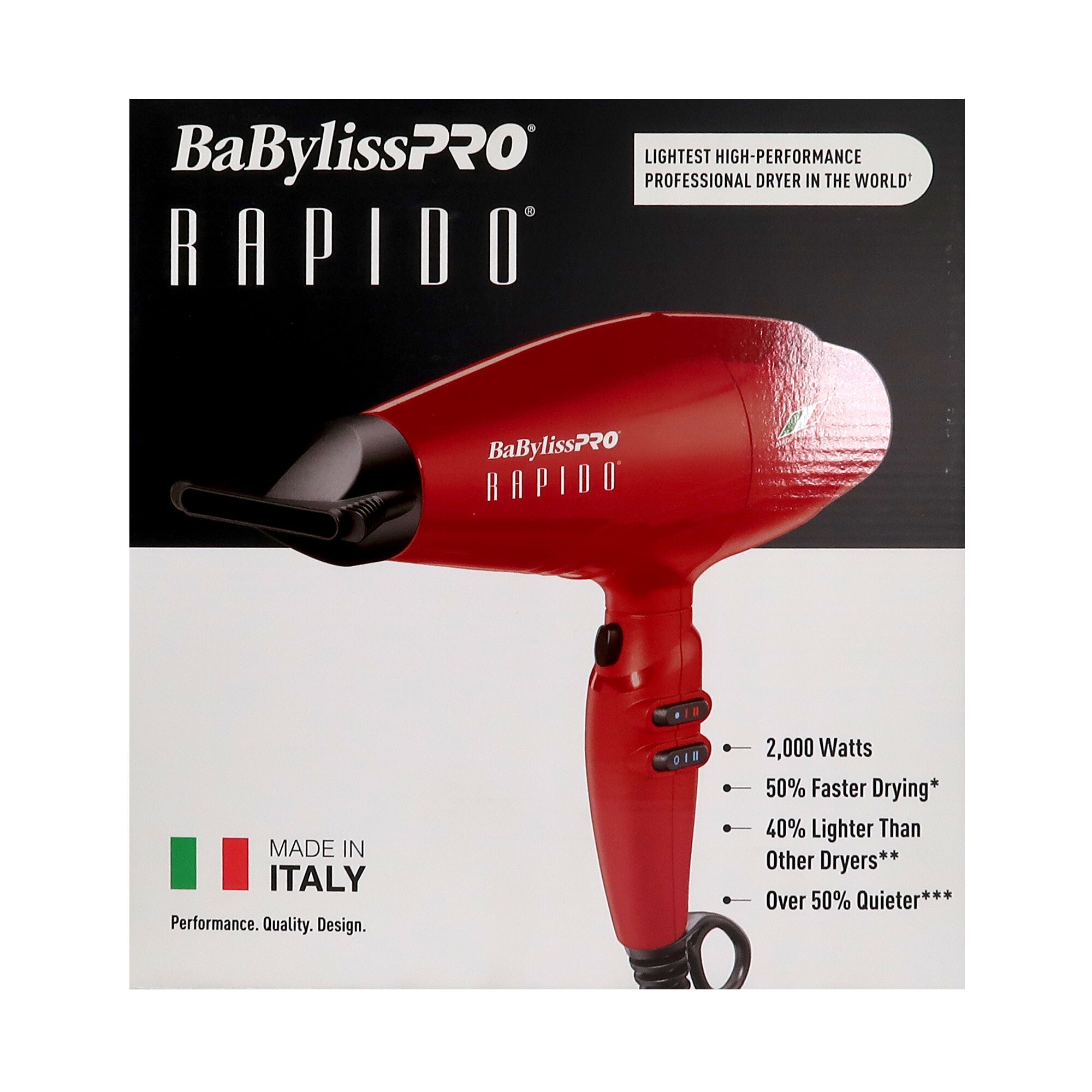 Babyliss Rapido Flat iron Babyliss Rapido Flat Iron Nano Titanium Curling Babyliss Pro  main image 2
