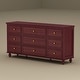 preview thumbnail 51 of 56, Timechee 63'' W Dresser White Chest Srorage Cabinet Lacquer Drawers