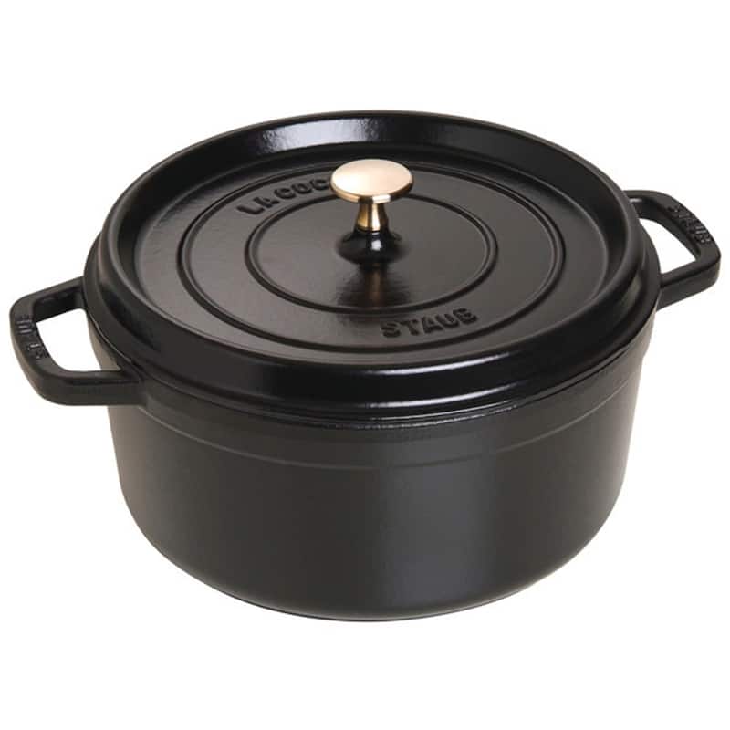 STAUB Cast Iron 5.5-qt Round Cocotte