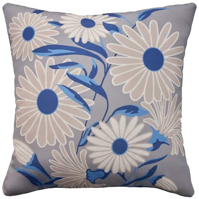Mina Victory Aloha Floral Throw Pillow