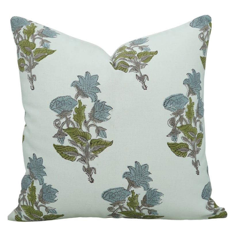 Cotton Bohemian Block print pillow Cover Abhishek - Pillow Covers - 26" x 26"