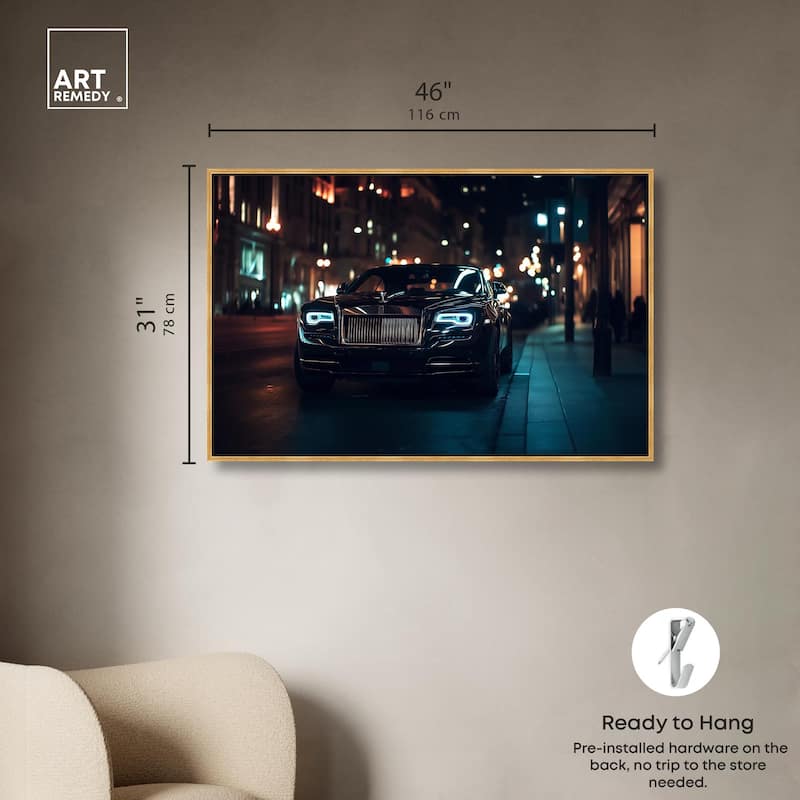 Phantom's Gleam Canvas by Art Remedy