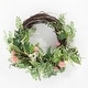 preview thumbnail 2 of 10, SAFAVIEH Fx 21.1-Inch Wreath, Multi, Rustic Holiday Decor