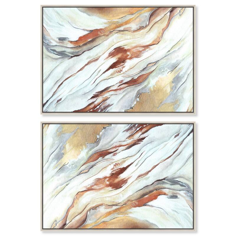 Between Seasons II Canvas by Art Remedy - 36" x 54" - Gold