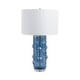 preview thumbnail 18 of 19, Glass Bubble Table Lamp with Crystal Accents and Cylinder Base