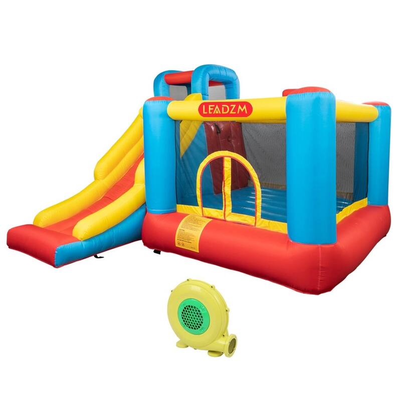 420D Oxford Cloth Inflatable Castle Jump 'n Slide Bounce House with Blower - 191*176cm - 191*176cm 