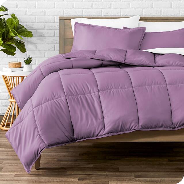 Bare Home Hypoallergenic Down Alternative Comforter Set - Twin - Twin XL - Lavender