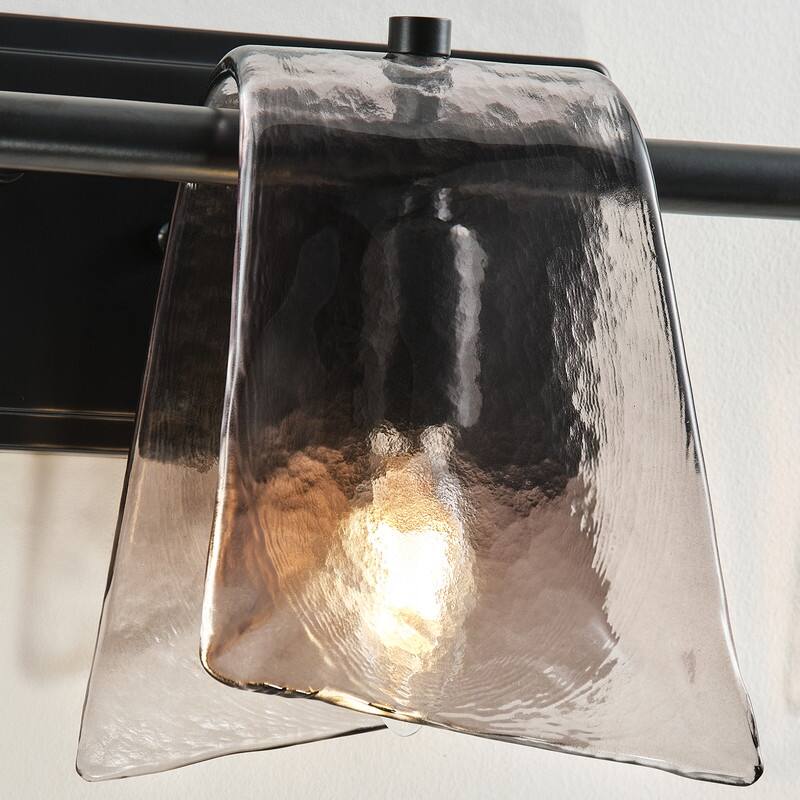 Starsky 3 - Light Modern Dimmable Gray Glass Bathroom Vanity Light