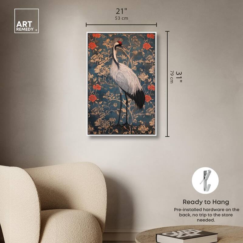 Botanical Bird I Canvas by Art Remedy