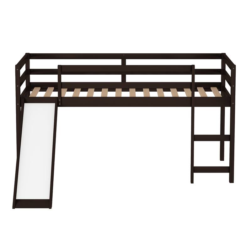 Loft Bed with Slide, Multifunctional Design Bed Bath & Beyond 36407043