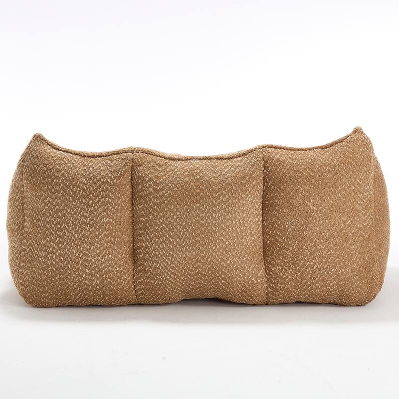 Beanbag Chair with High Resilience Foam Core. The Square Recliner Sofa Is Ideal for Family Members And Friends Engaged in Games