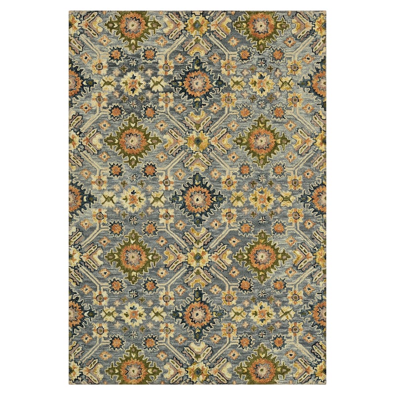 Empress Gray Traditional Hand-Hooked Area Rug 2' x 3' - 4x6