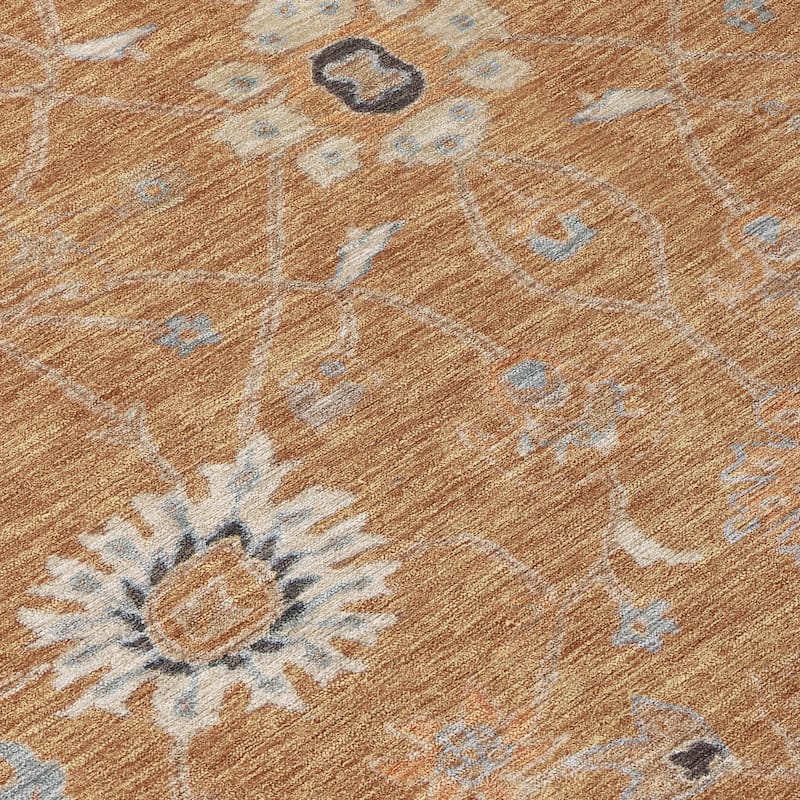 Machine Washable Indoor/ Outdoor Traditional Persian Chantille Rug
