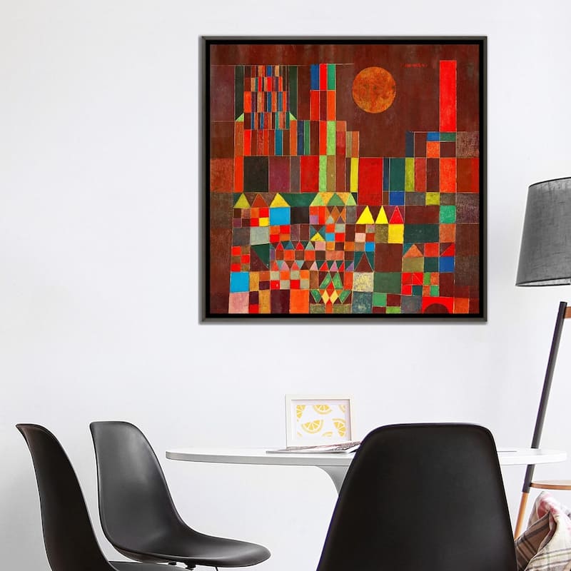 iCanvas "Burg und Sonne, 1928" by Paul Klee Framed