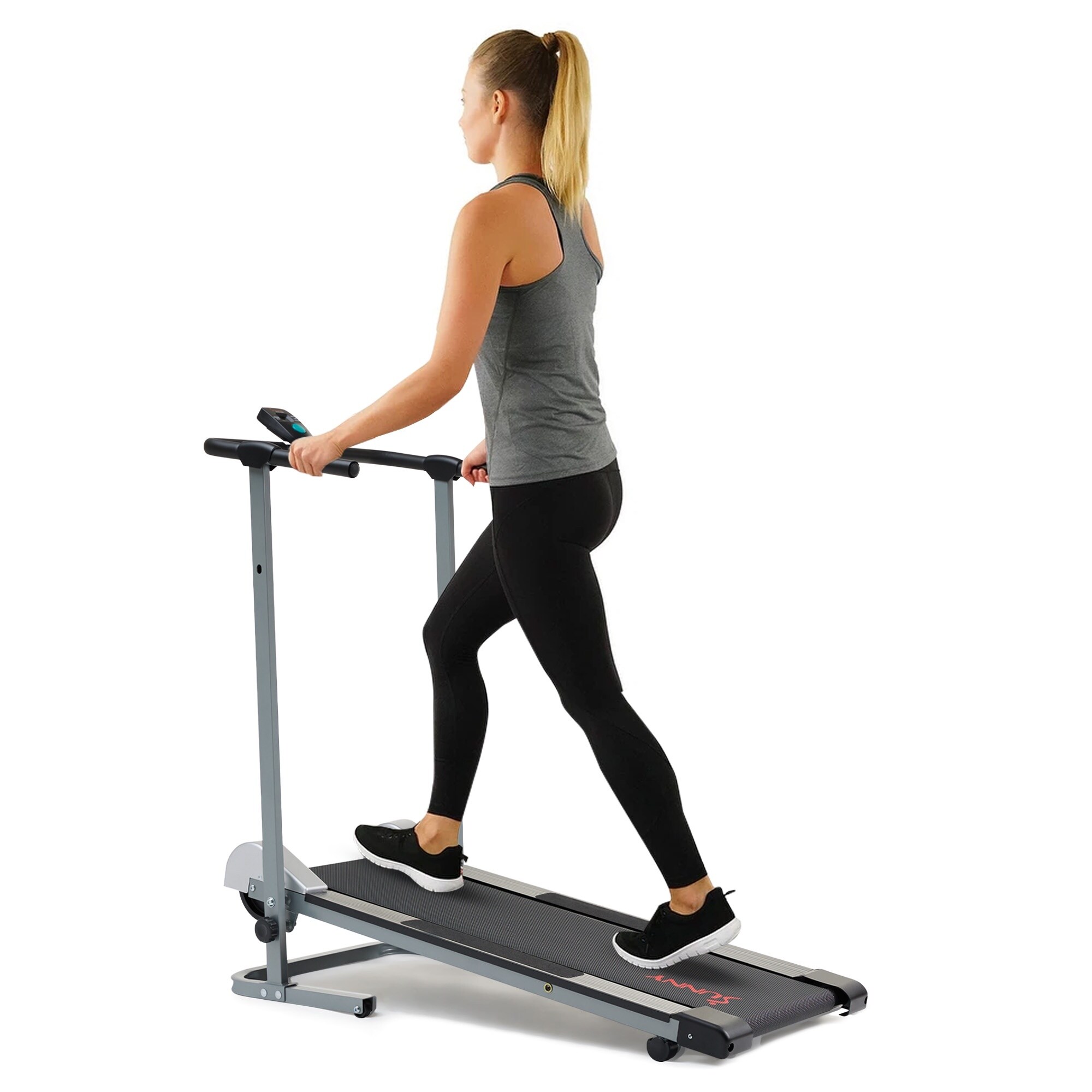 Sunny Health & Fitness SF-T1407M Manual Walking Treadmill - Bed