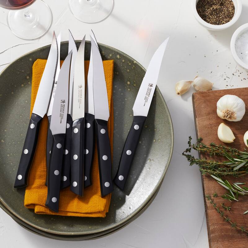 Henckels Dynamic Steak Knife Set - Black - 8-pc