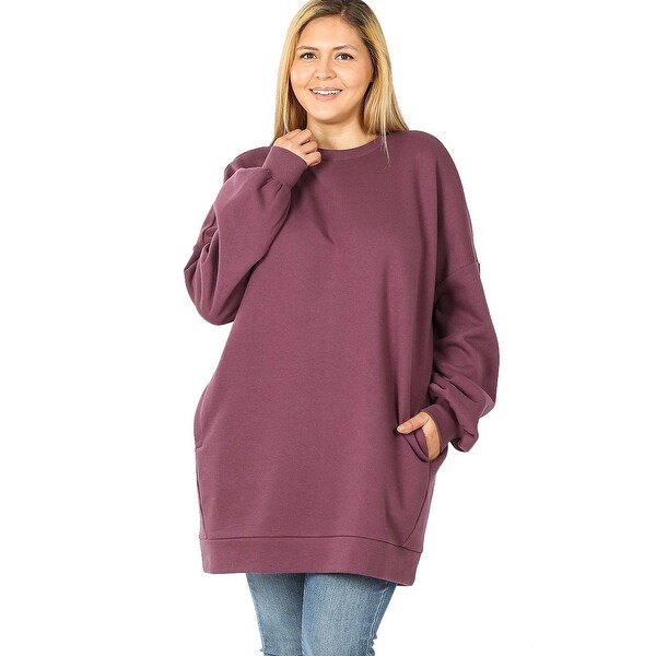 Oversized plus sweatshirt clearance