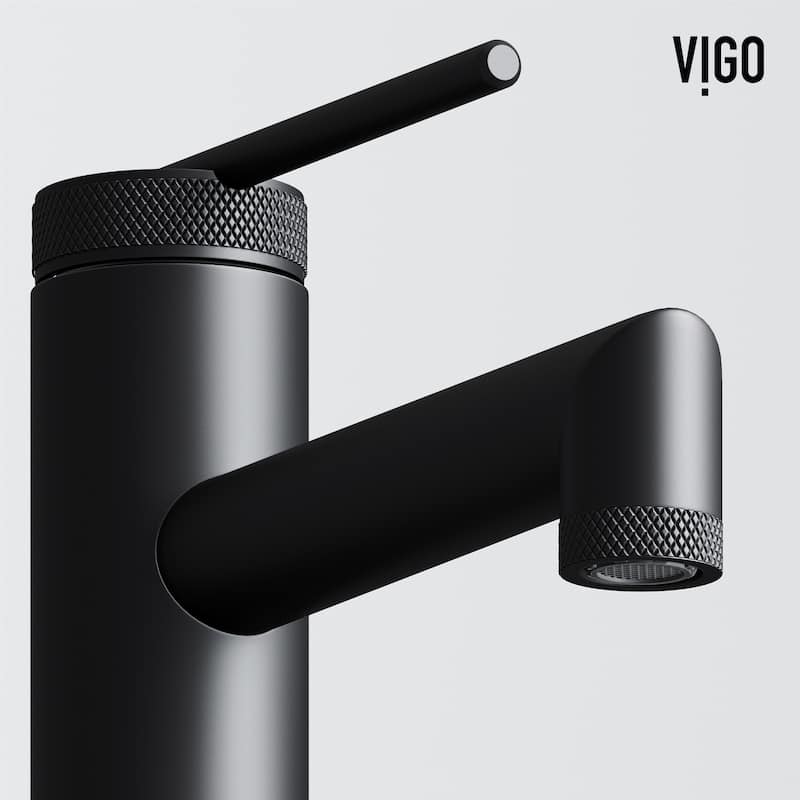 VIGO Sterling 7" H Single Handle Single Hole Bathroom Faucet