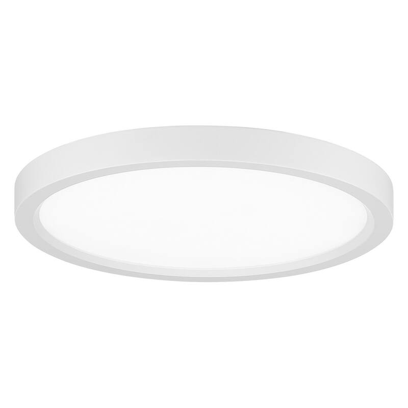 Minka Lavery Vantage 11" Wide Round LED Flush Mount Ceiling Fixture - White