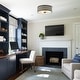 preview thumbnail 3 of 9, Modern 3-Light Crystal Black Drum Flush Mount Ceiling Light