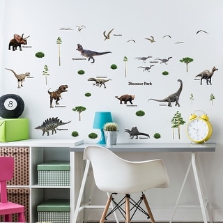 Walplus Dinosaur Park Children Wall Sticker DIY Art Nursery Room Decal