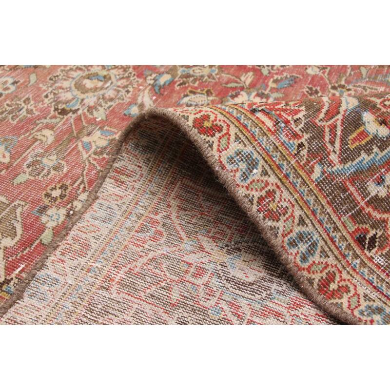 ECARPETGALLERY Hand-knotted Antalya Vintage Red Wool Rug - 7'6 x 11'3