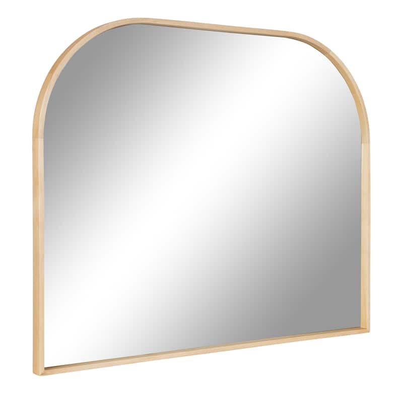 Kate and Laurel Valenti Framed Arch Mirror - 34x28 - Natural