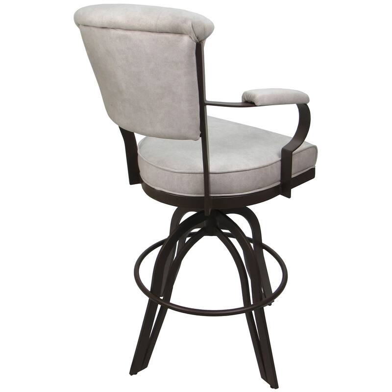 Miami Counter 26" or Bar 30" Metal Bar Stool on A Base