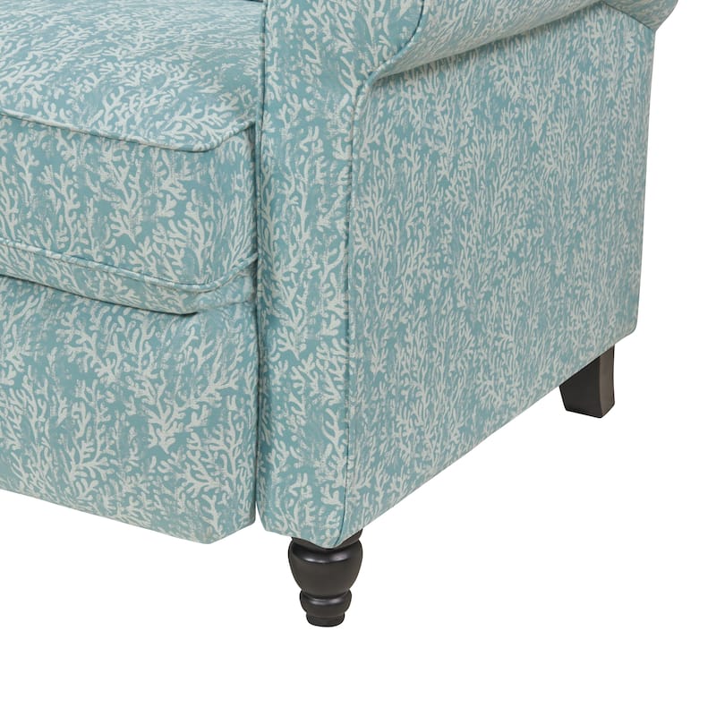 ProLounger Sky Blue Push-back Recliner Chair