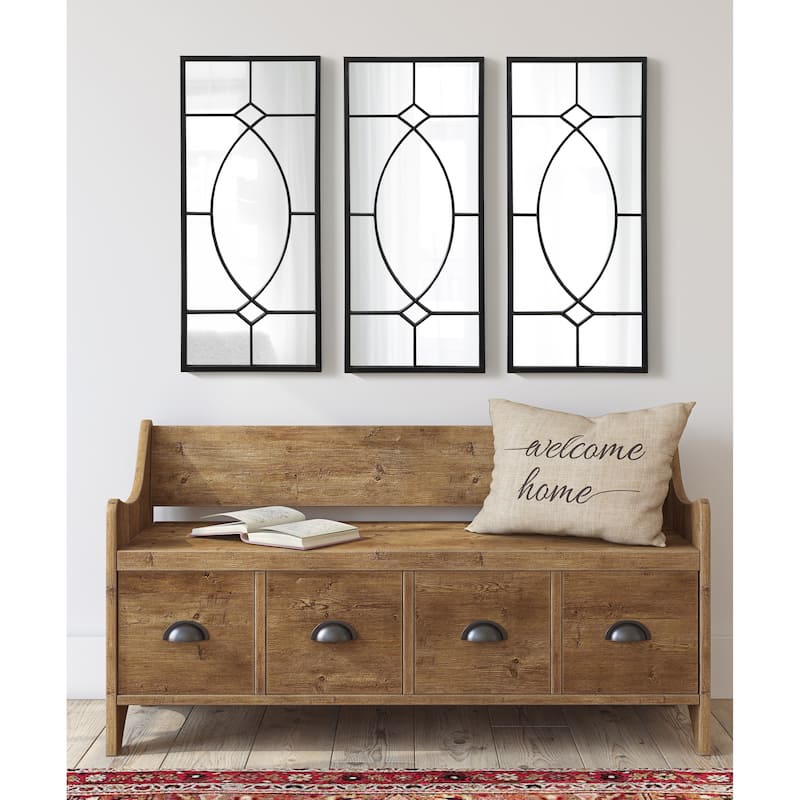 Kate and Laurel Bakersfield Metal Framed Mirror