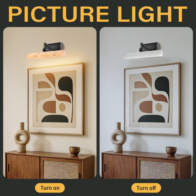 KAYLA 12/20-inch Marble Cylinder Vanity Light-Copper