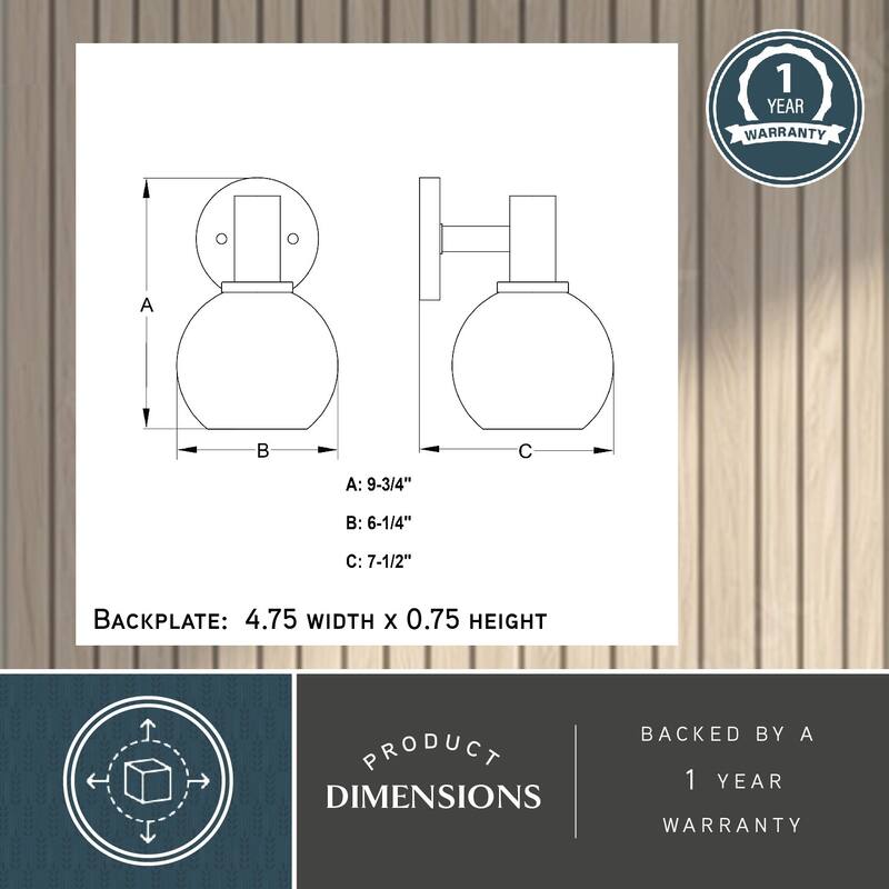 Marshall Black Transitional Bathroom Vanity Wall Light Fixture Clear Glass