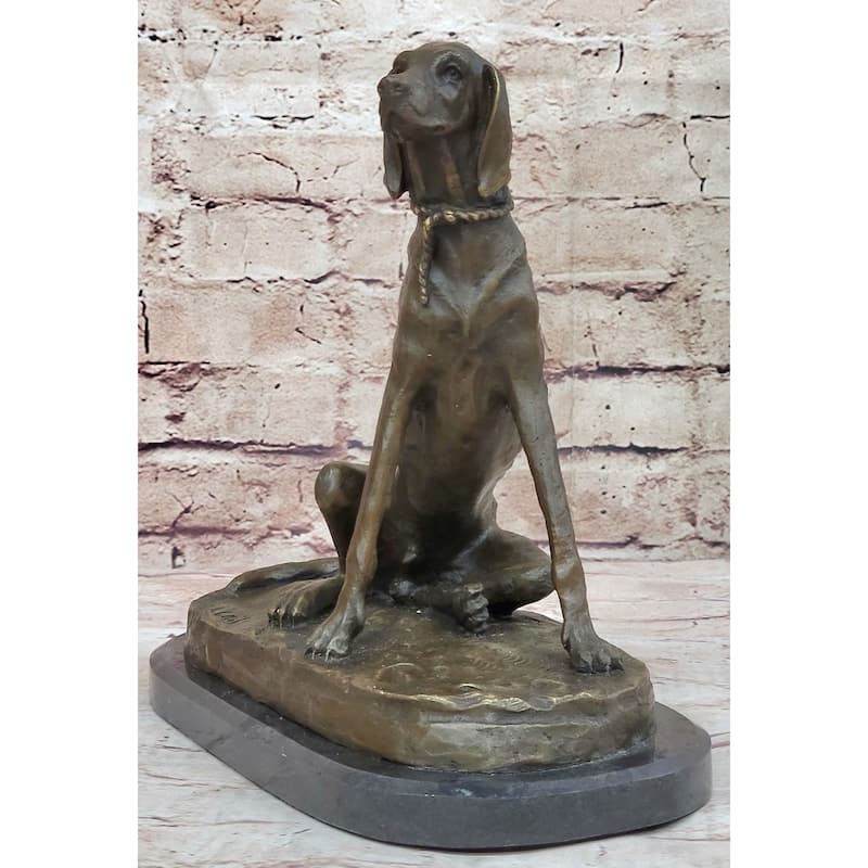 Labrador Retriever Lab Hunting Trials Trophy Water Gun Dog Duck Bronze Statue