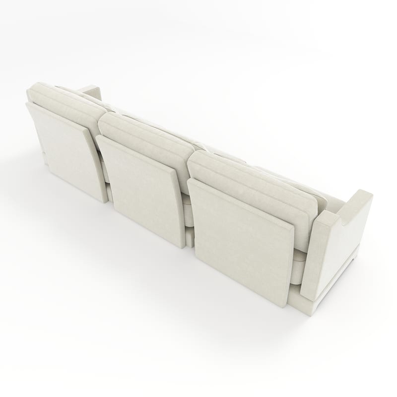 105.9" Chenille 4-Seater Sofa with ergonomic, wooden base,high - resilience sponge for Living Room