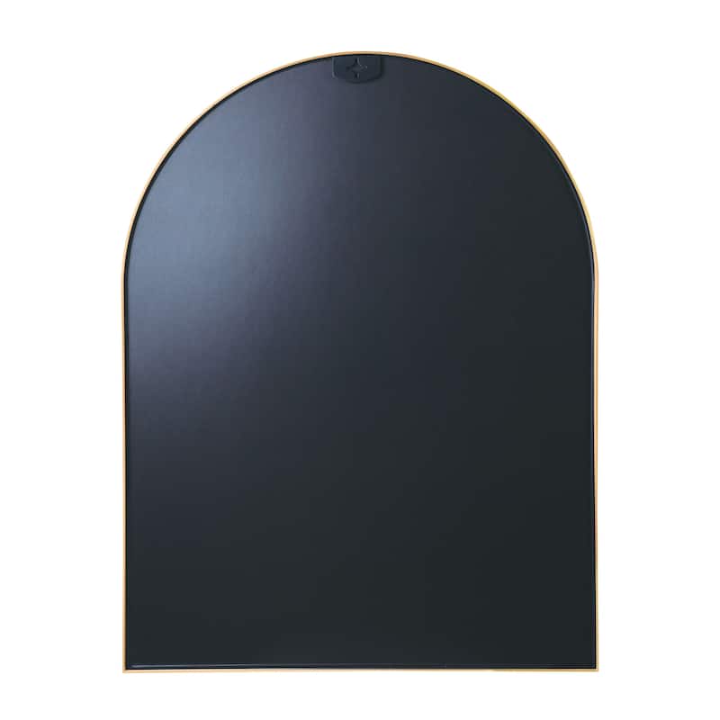 30x36 Inch Metal Framed Arched Bathrrom Mirror for Wall