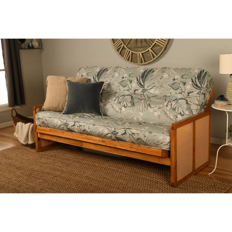 Somette Westport Full-size Futon in Honey includes Mattress