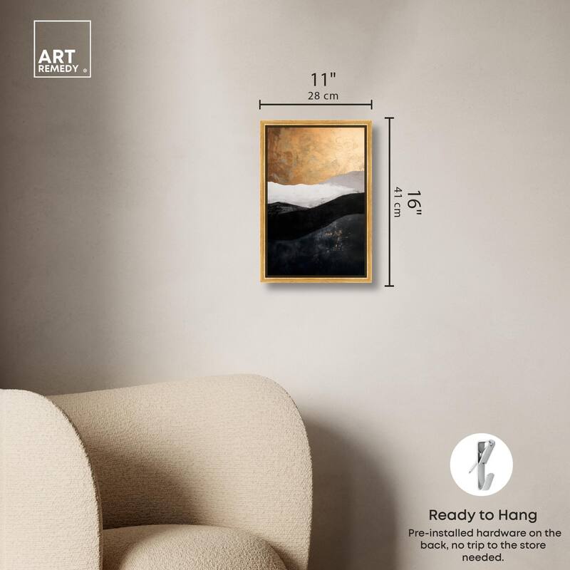 Golden Vista I Canvas by Art Remedy