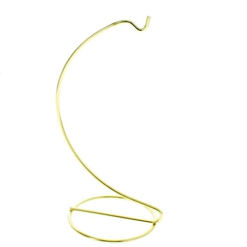 6" brass decorative ornament stand holder display