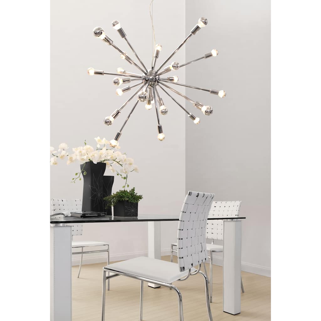 Aerie Hill Ceiling Lamp Chrome