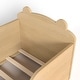 preview thumbnail 42 of 43, Roomfitters Bear-Shaped Toddler Floor Bed, Wood Cot with Safety Guardrails, Modern Montessori Low Profile Kids Bed