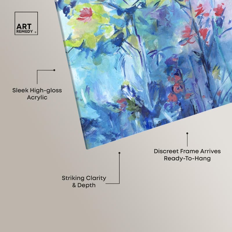 Heavenly Blue II Acrylic by Art Remedy, Ready to Hang