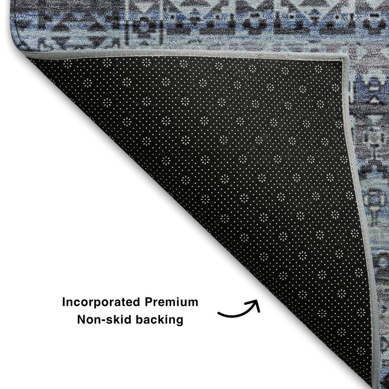 Premium Washable Super Soft Boho Stripes Mayfield Rug